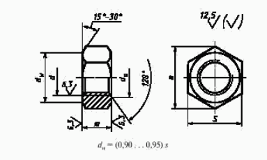 Геометрическая точность заводских гаек Точность